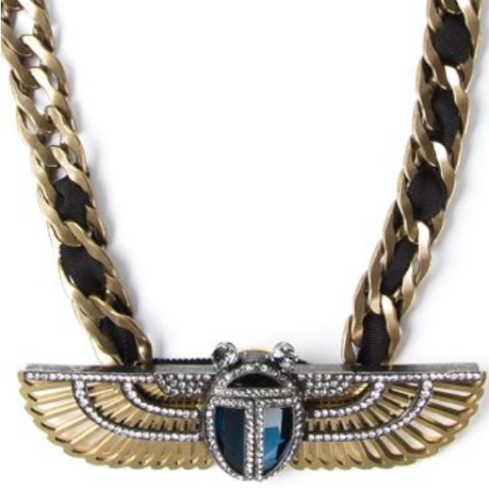 Lanvin Scarab Beetle necklace. - Picture 8 of 8